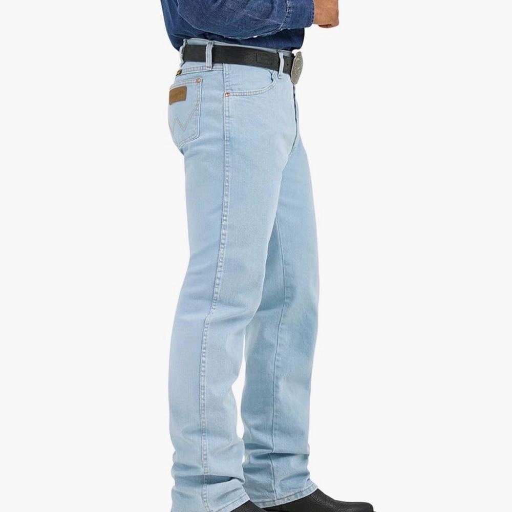Wrangler Light Blue Bootcut Men’s Jeans 34x34